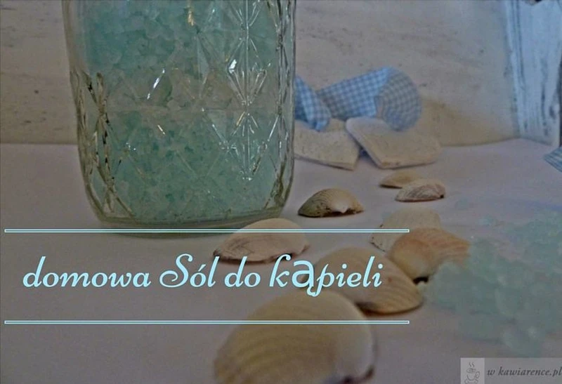 domowa sól do kąpieli DIY
