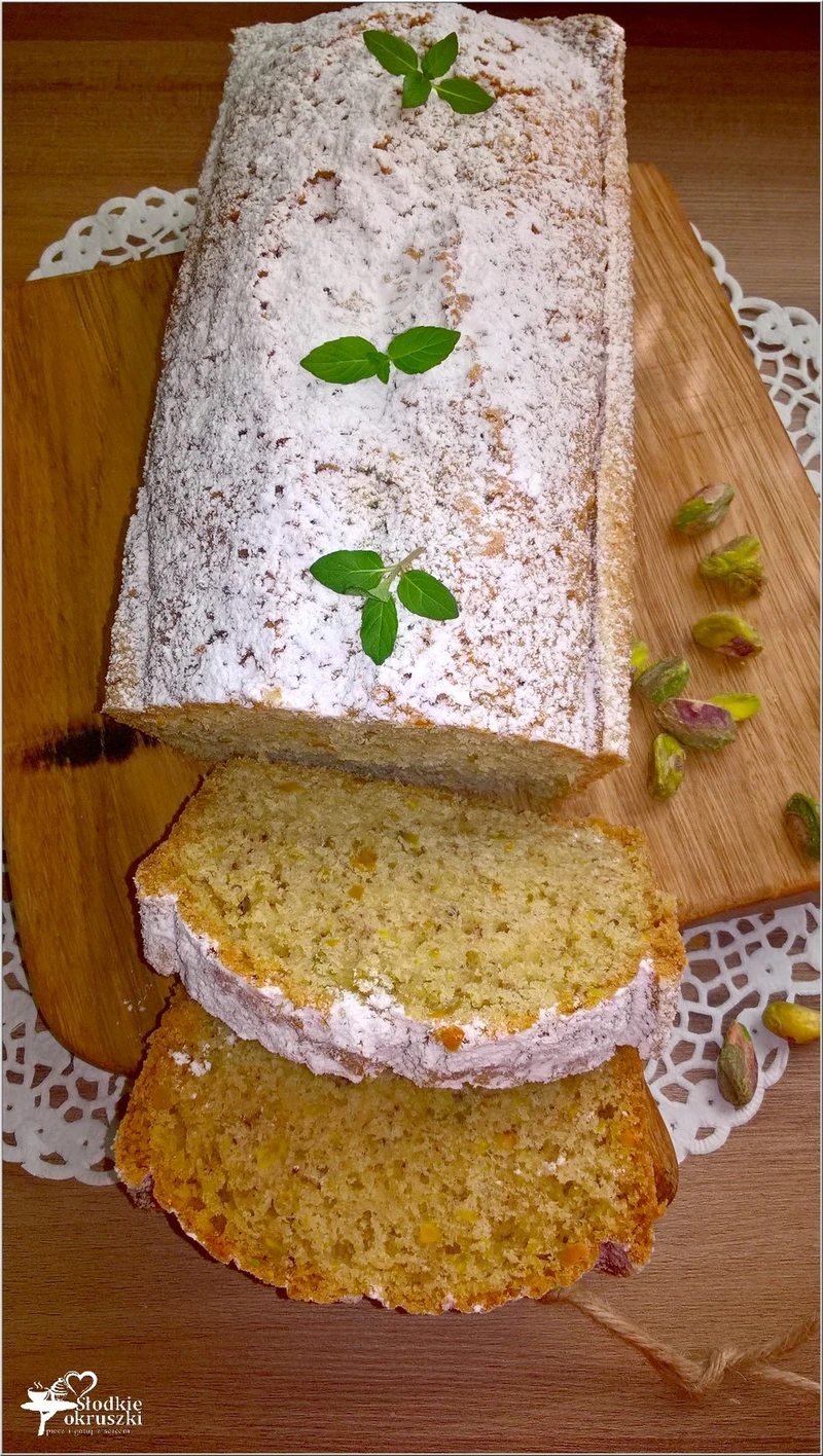 Szybka pistacjowa babka (bez miksera)
