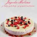 Sernik jagoda malina, bez pieczenia