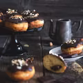 Pączki z kremem orzechowym