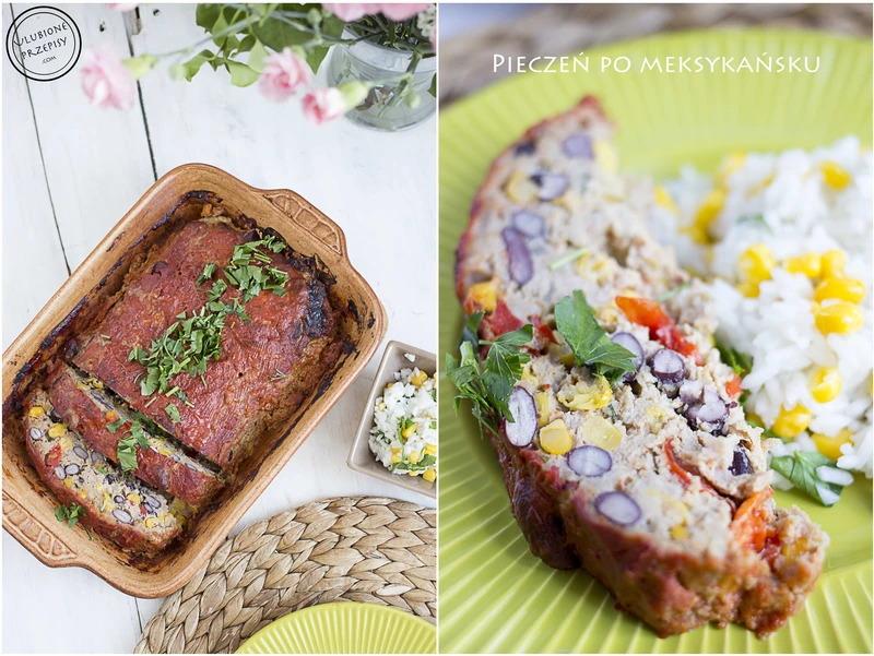 Pieczeń z mięsa mielonego po meksykańsku