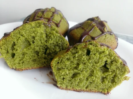 Muffiny z herbatą Matcha