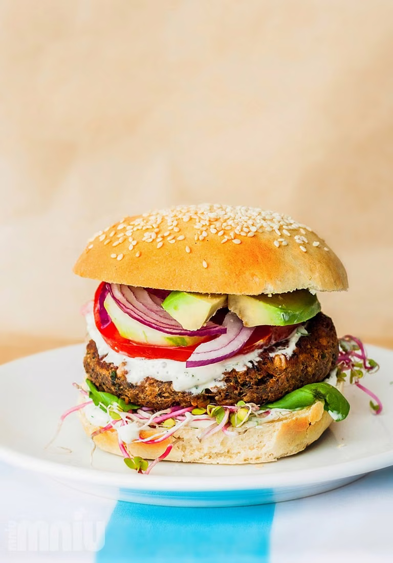 Burgery z czarnej fasoli