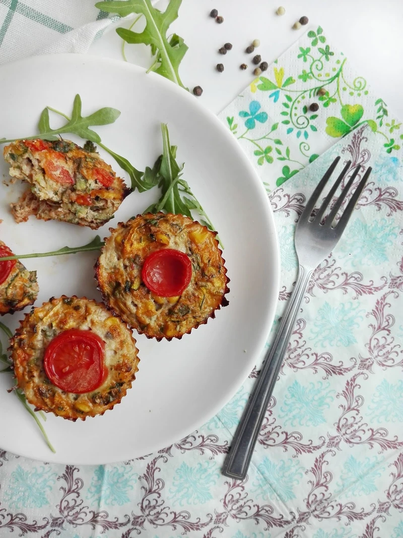Mini quiche czyli babeczki jajeczne z warzywami