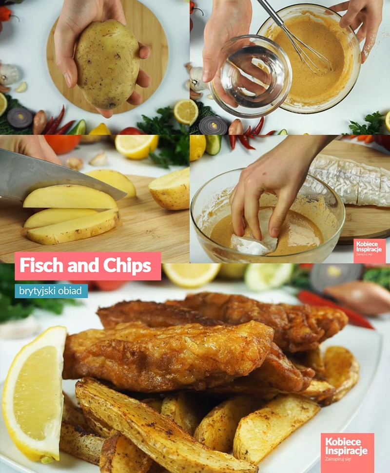 Fish and chips - brytyjski obiad (WIDEO)