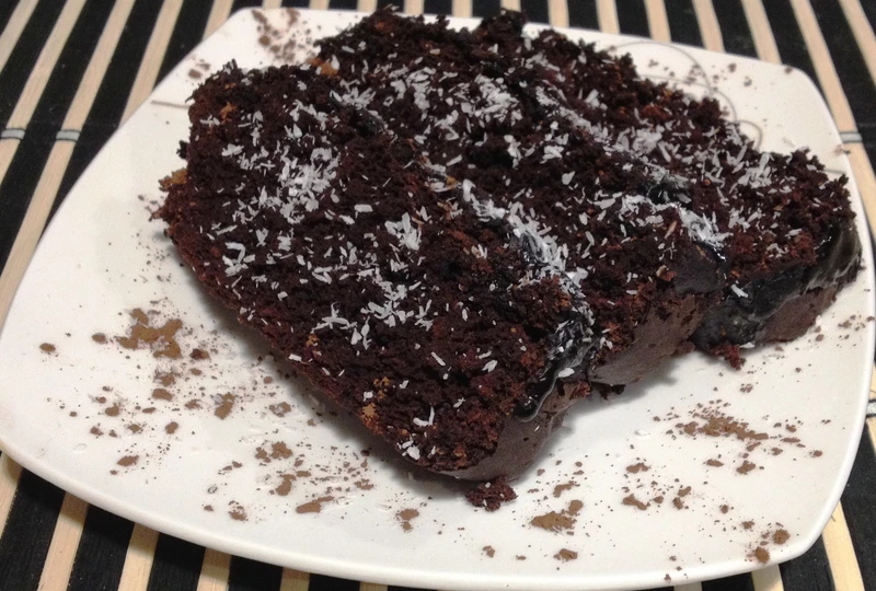 Fasolowe brownie z kokosem