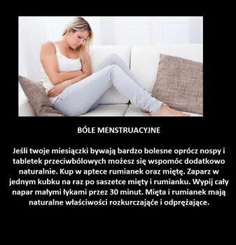 Naturalny trik na bóle menstruacyjne