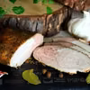 CZOSNKOWY SCHAB GOTOWANY W MLEKU