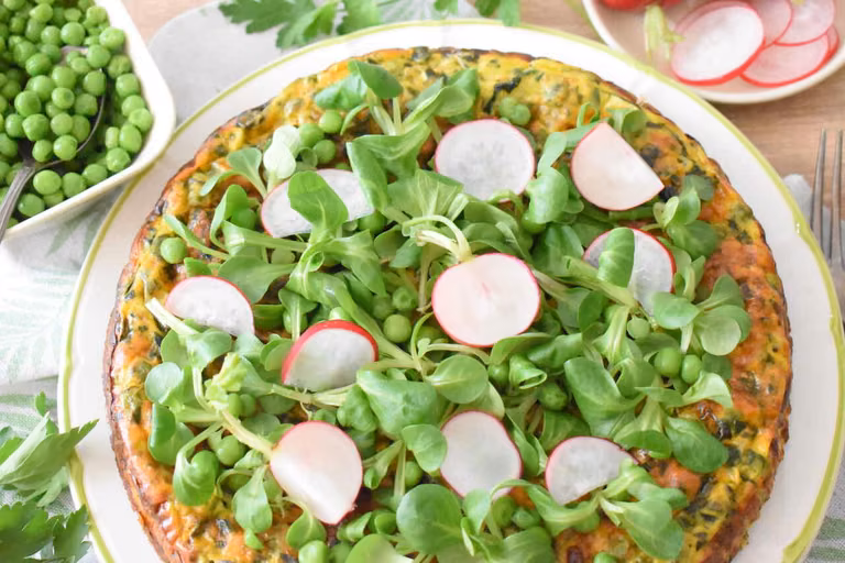 Wiosenna frittata w wersji pieczonej