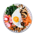 Kurczak bibimbap z kaszą orkiszową