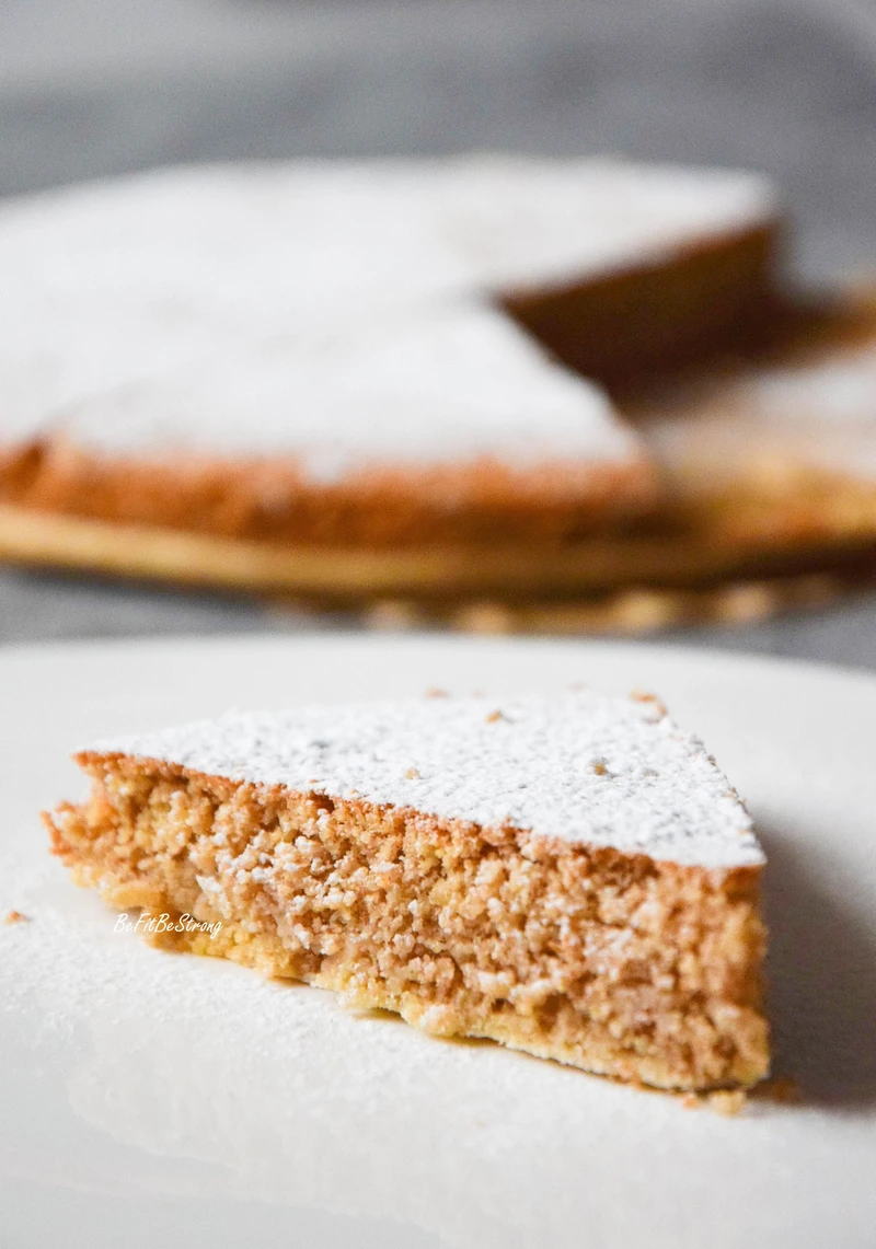 Ciasto migdałowe (Tarta de Santiago) FIT
