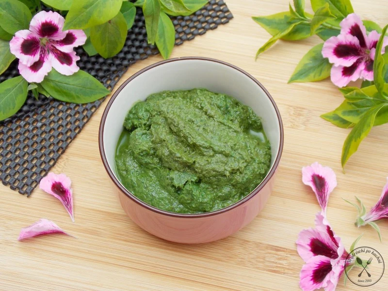 Pesto z czosnku niedźwiedziego