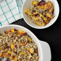 Crumble z Brzoskwiniami