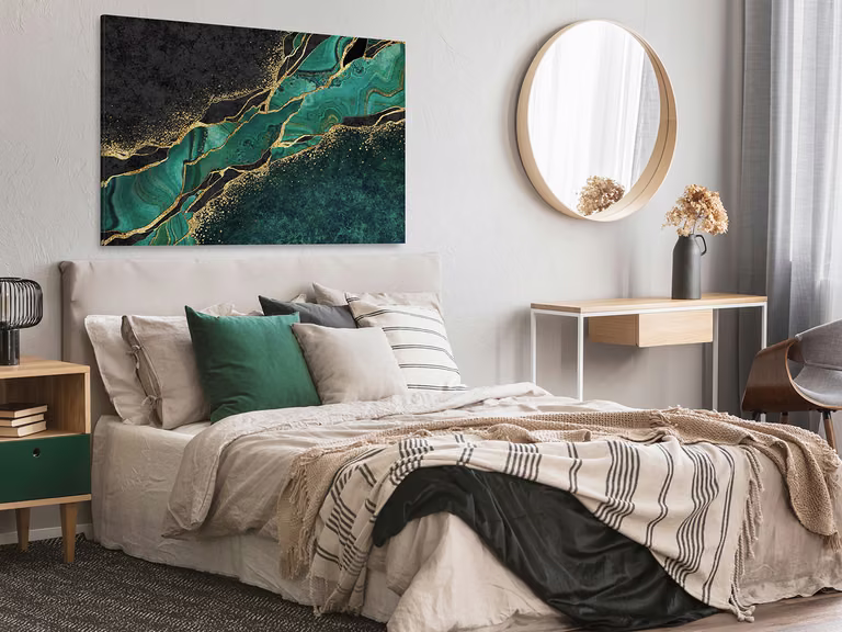 Nienasycenie - nowoczesny obraz do salonu - 120x80 cm