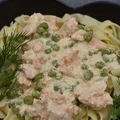Makaron Tagliatelle z łososiem