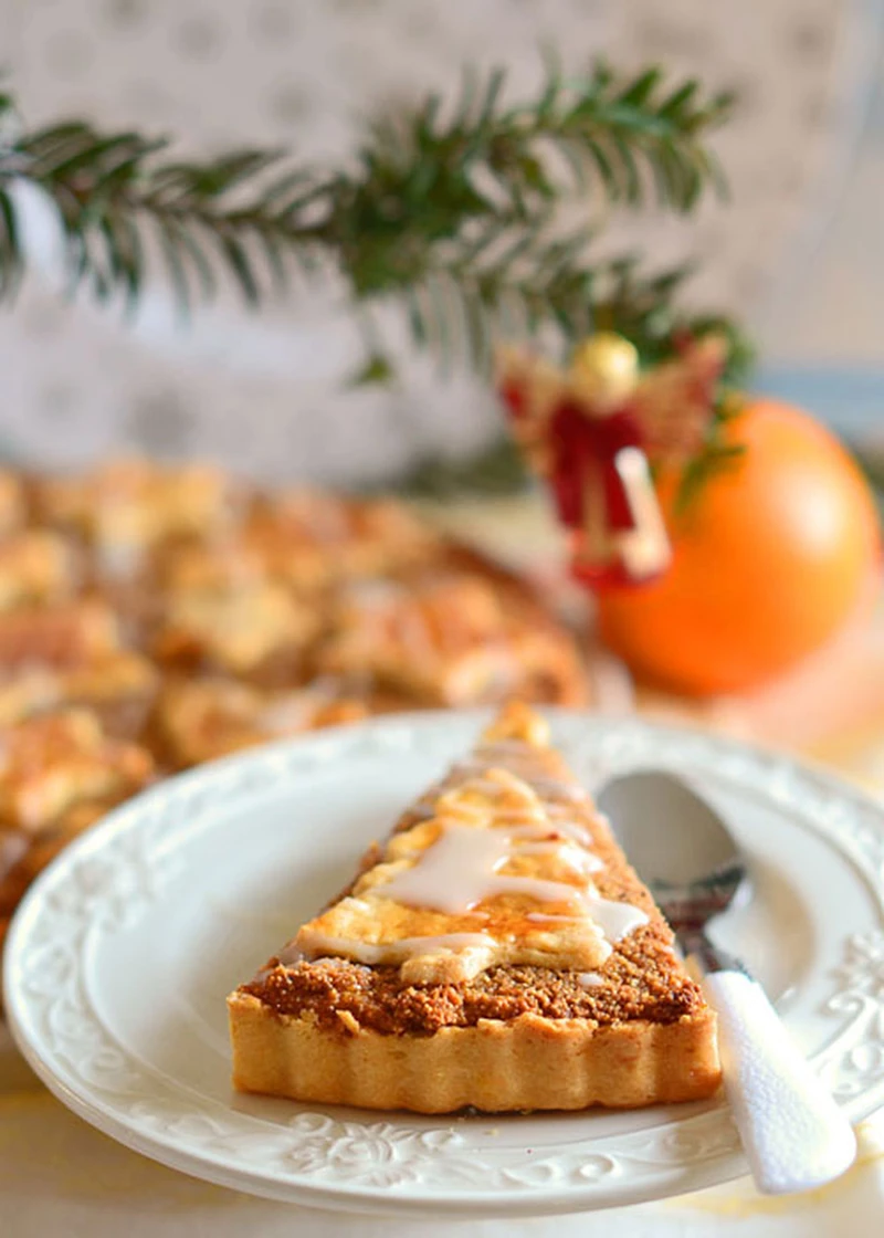 Tarta z białym makiem i dżemem z gorzkich pomarańczy