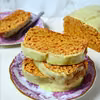 Wegańskie ciasto z mango bez cukru (erytrol)