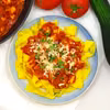 Tagliatelle z cukinią i kurczakiem