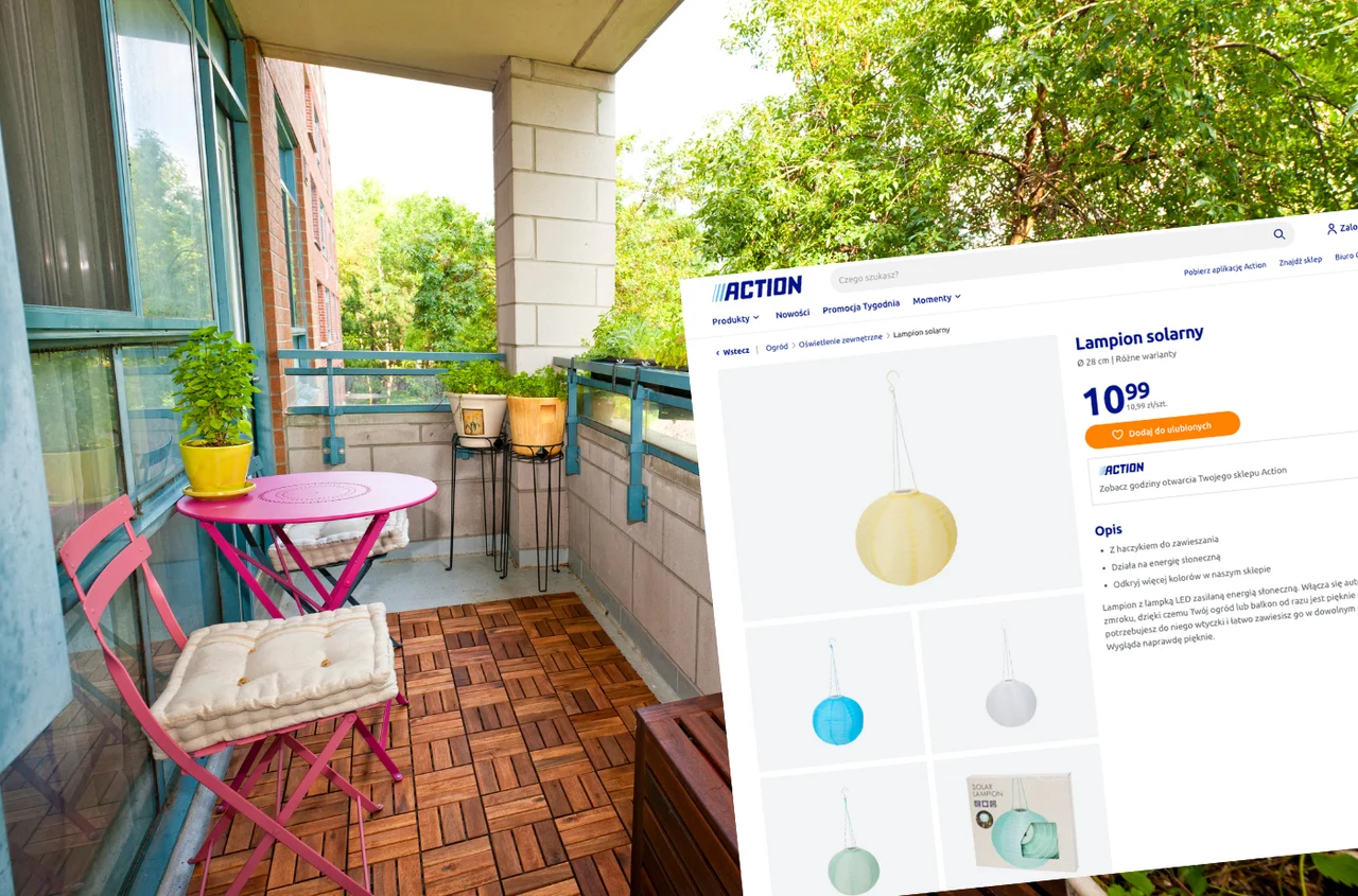 Ten lampion solarny z Action za 10,99 zł to mały hit balkonowy! Zero kabli, pełen klimat i cena, która nie gryzie!