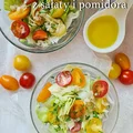 Sałatka z sałaty i pomidora