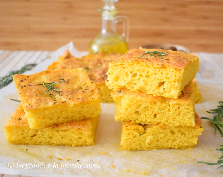 Focaccia z dynią i rozmarynem