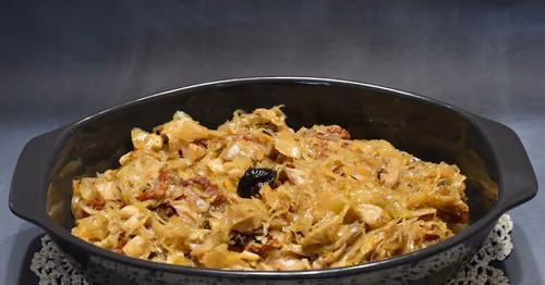 Bigos z boczniakami