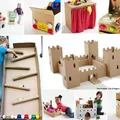 Zabawki z kartonów. 