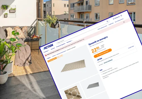 Te dywany z Action za 22 zł zrobią furorę na balkonie i tarasie! Na każdą pogodę, duże, a wzory zachwycają przez cały rok