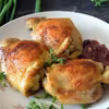 Pieczone udka z sosem żurawinowym