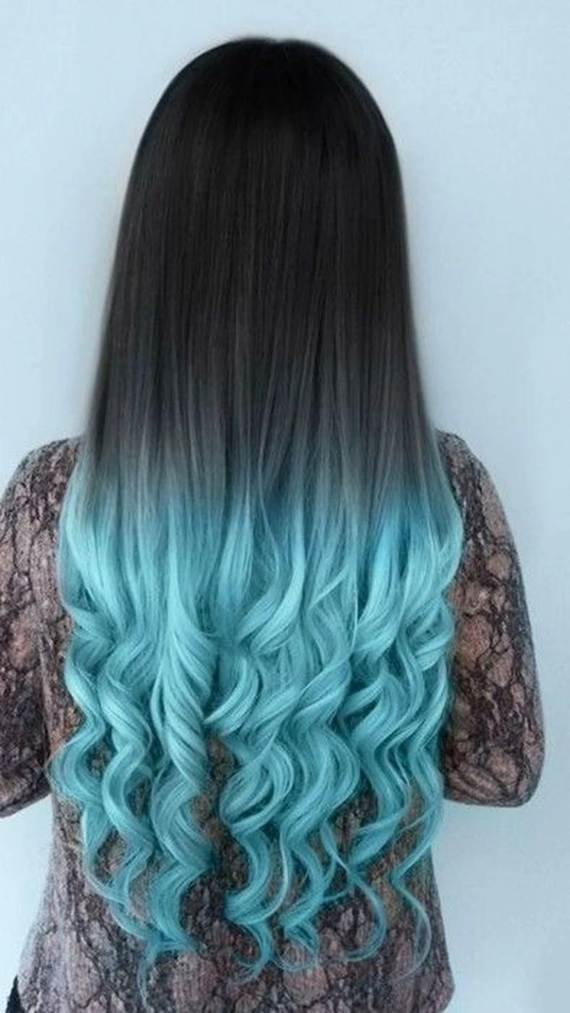 Niebieskie ombre