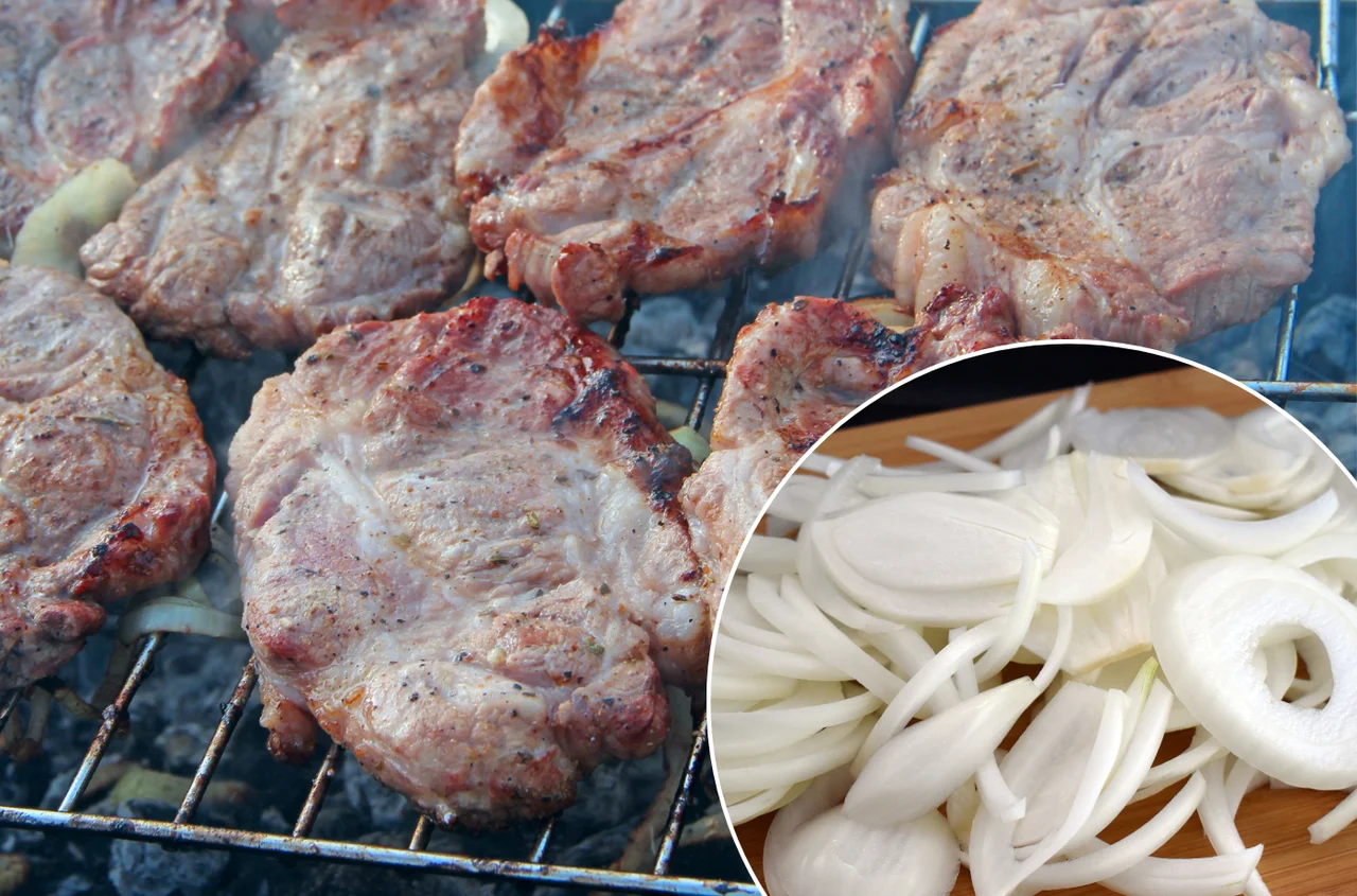 Nie kładź mięsa prosto na ruszt! Ten trik z cebulą zmienia wszystko