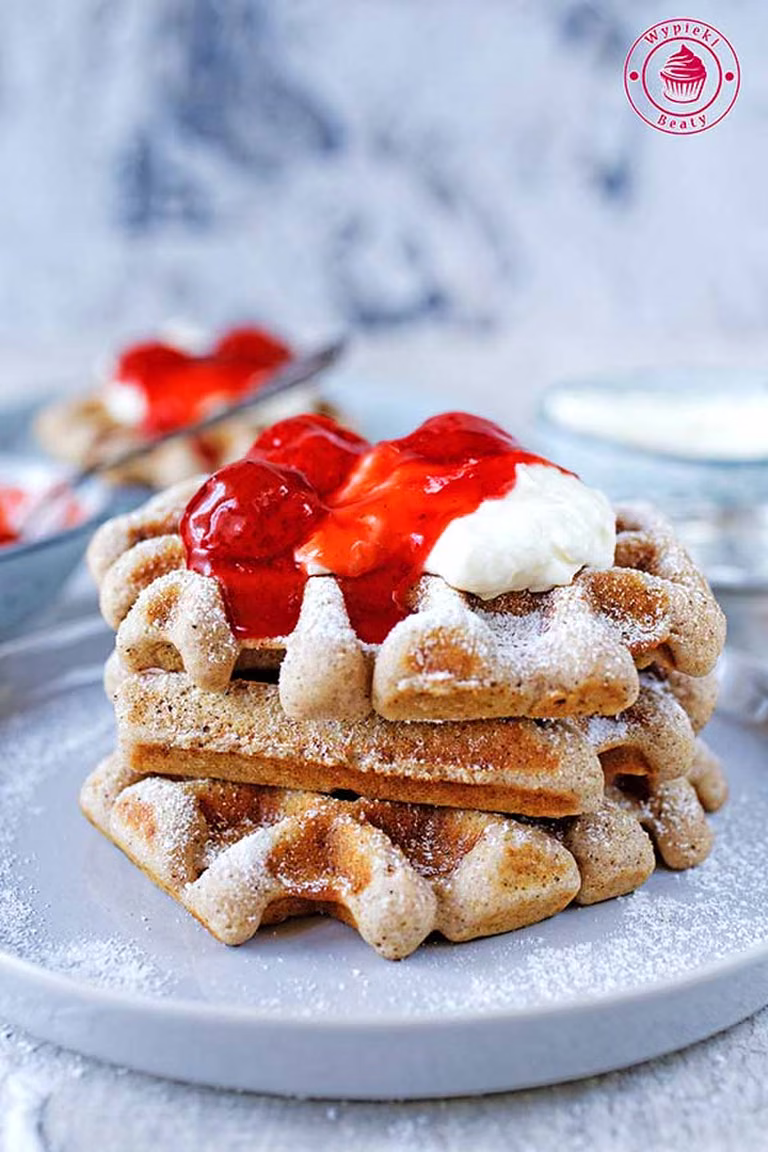 Gofry ryżowe bez glutenu