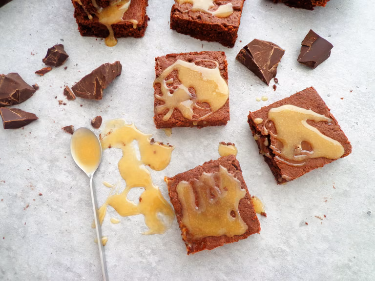 Karmelowe brownie