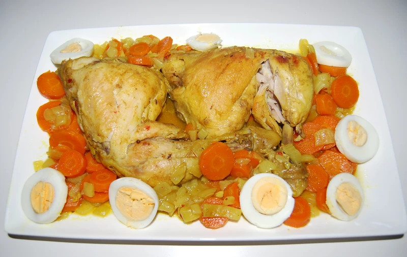 Kurczak z marchewką Gajar murgh