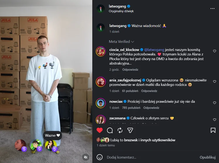 Zdjęcie Łatwogang zaapelował do władz. Jest odpowiedź Pałacu Prezydenckiego! #1