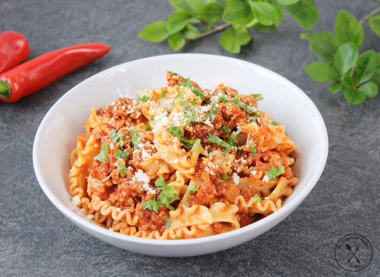 Tripoline al ragù z wołowiną