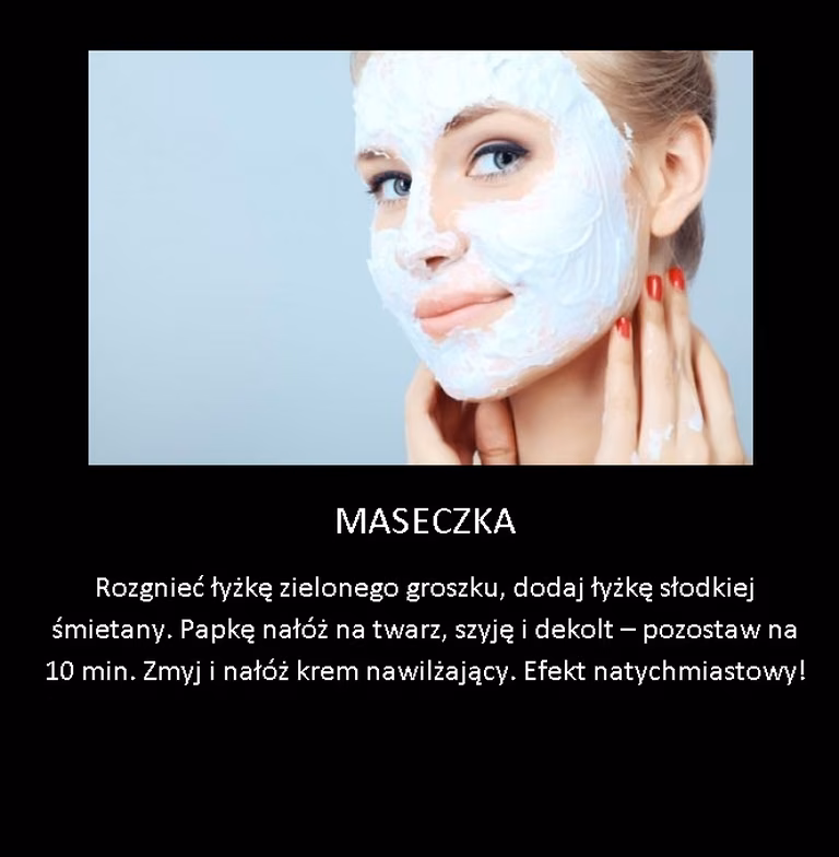 Niezwyłka maseczka wygładzająca