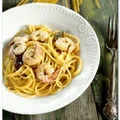 Spaghetti z krewetkami