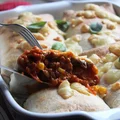 Tortilla zapiekana z mięsem mielonym