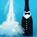 Butelki weselne dla Młodej Pary - Ślubna Dekoracja (DIY)