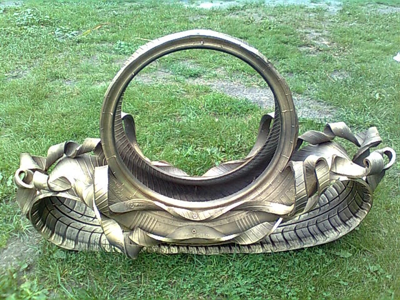 Koszyk z opony