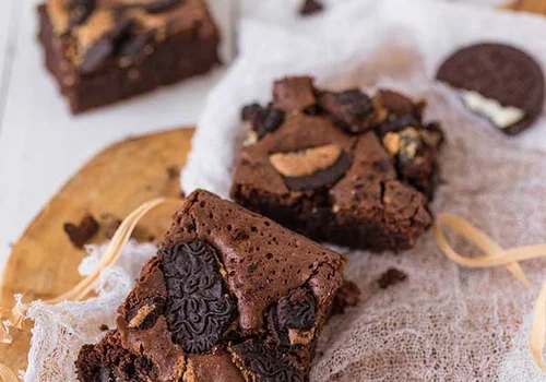 Przepis na brownie z ciasteczkami