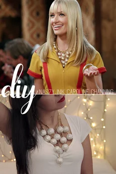 DIY naszyjnik Caroline Channing z Dwie Spłukane Dziewczyny