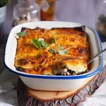Zapiekanka z mięsem, cukinią i ziemniakami