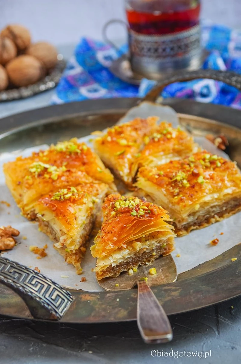 Baklava z orzechami włoskimi