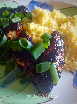 Skrzydełka kurczaka w sosie teriyaki