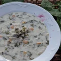 Zupa szczawiowa z pęczakiem