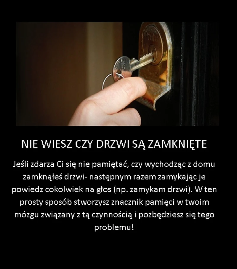 Każdemu to się zdarzyło! Przydatny trik
