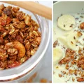 bardzo chrupiąca granola z orzechami