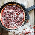 TARTA Z ŻURAWINĄ